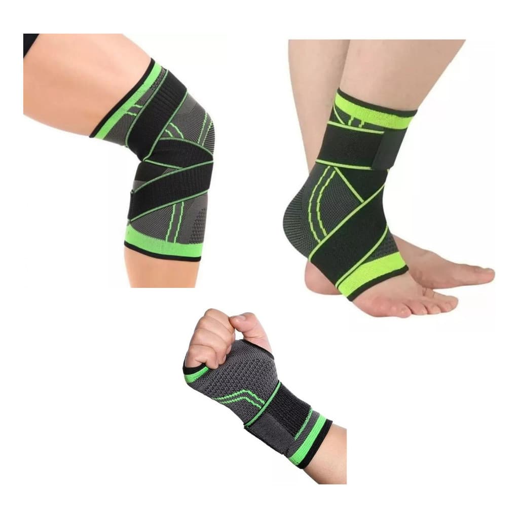 ACESSORIOS PARA TREINO JOELHEIRA MUNHEQUEIRA TORNOZELEIRA