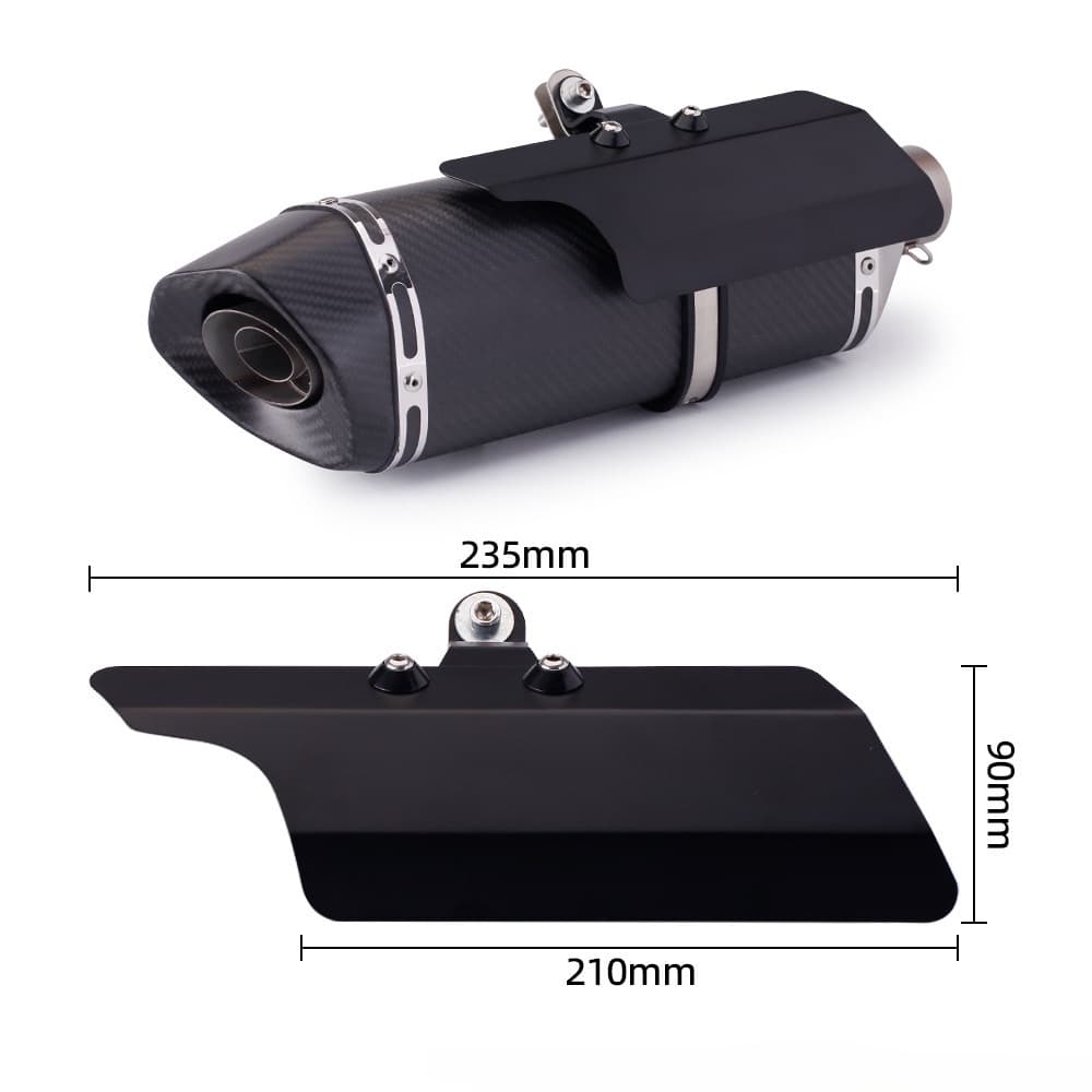 Tampa Anti-Calcário Do Tubo De Escape Da Motocicleta Resistente Ao Calor Protetor Térmico De Aço Inoxidável Silenciador