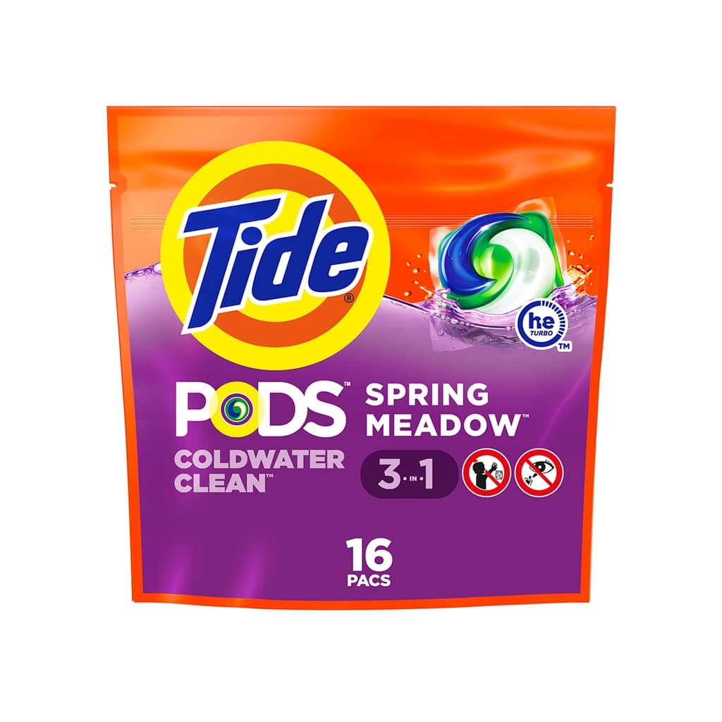 TIDE PODS  Detergente para Lavar Roupas C/16 Capsulas