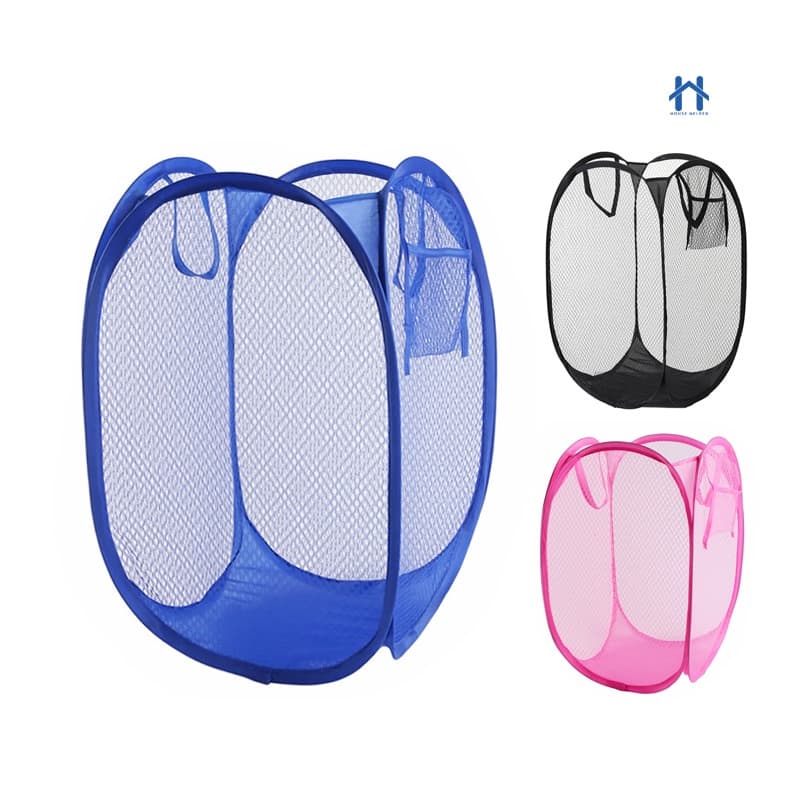 Cesto Organizador de Roupa ou Brinquedos Dobrável Armazenador 30x30x50  HH UTILIDADES DE CASA