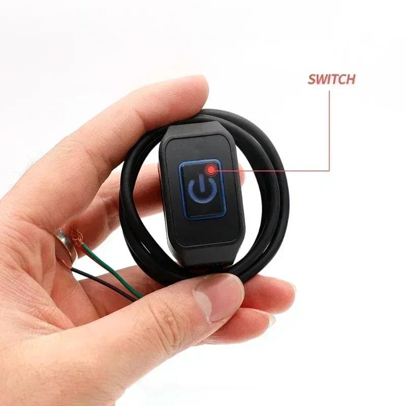 Interruptor Do Guidão Da Motocicleta Botão Conector De Controle Montagem Farol Buzina Modificada Acessórios Equipamento