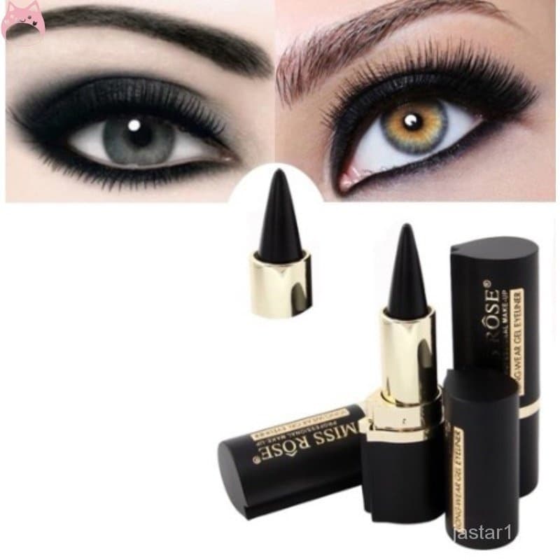 Ds Lápis De Olhos Em Gel Preto À Prova D 'Água De Longa Duração