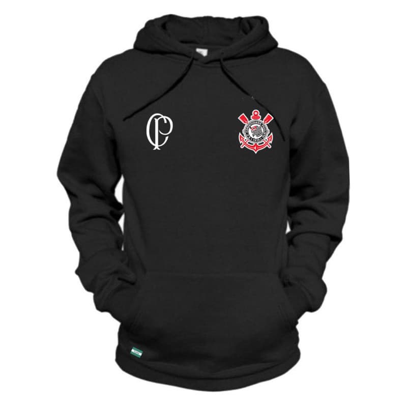 Blusa Agasalho Unissex Moletom Canguru Casaco Timão Futebol Corinthians