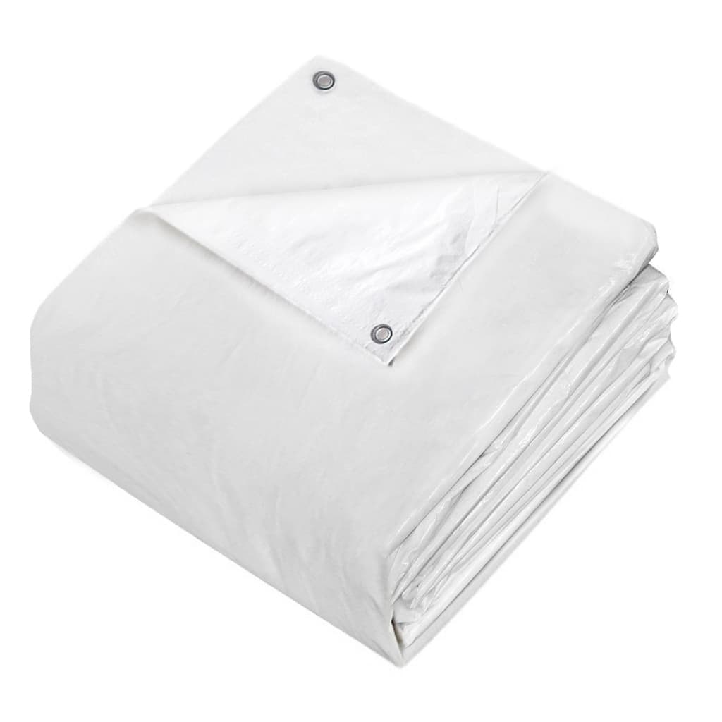 Lona Branca 6x3 Metros 300 Micras Cobertura Impermeável Multiuso