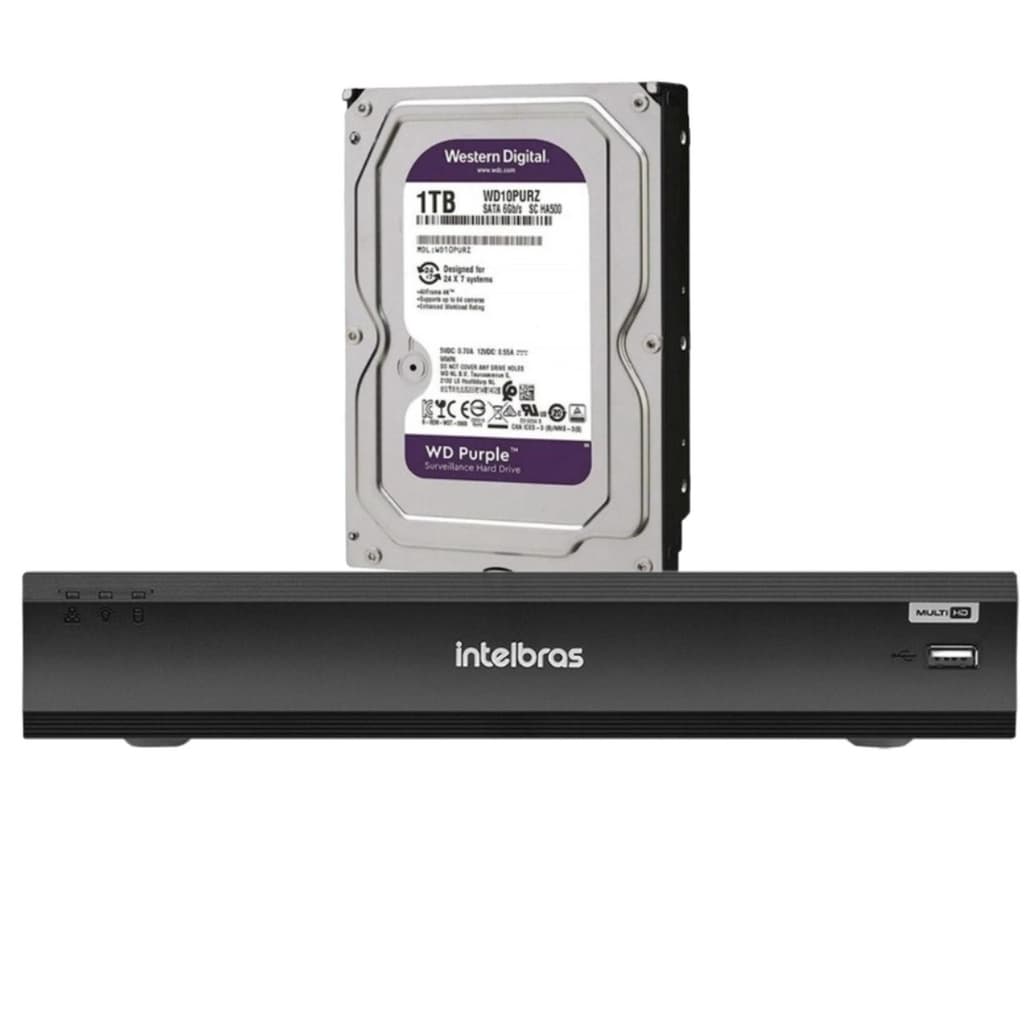 Dvr Multi Hd Intelbras IMhdx 3108 C/HD 1TB Purple