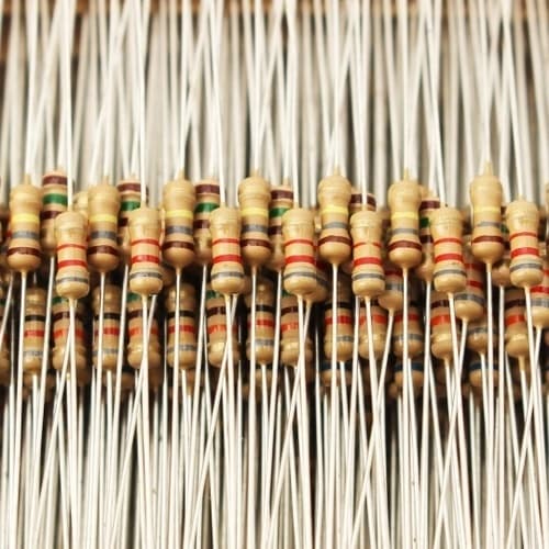 Kit 10x Unidades de Resistores de Filme de Carbono 1/4w 5% Eletrônica Protoboard Arduíno