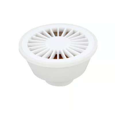 Ralo Sifonado Redondo PVC Cor: Branco REF: 1326 -GRAP