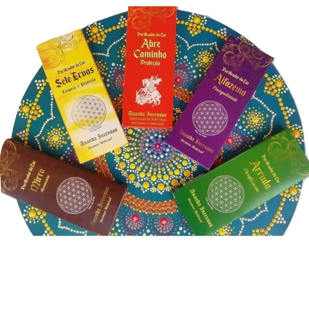 Incensos Para Limpeza de Ambientes KIT
