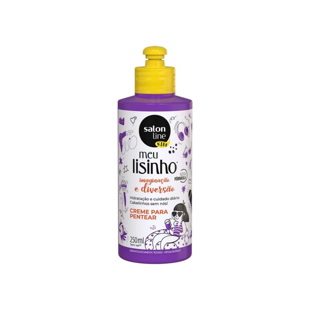 Creme Para Pentear Infantil Salon Line Meu Lisinho Kids 250Ml