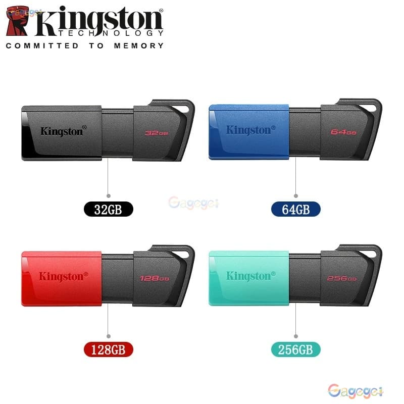 Kingston USB Original 3.2 256GB 128GB 64GB 32GB Unidade Flash DataTraveler Exodia