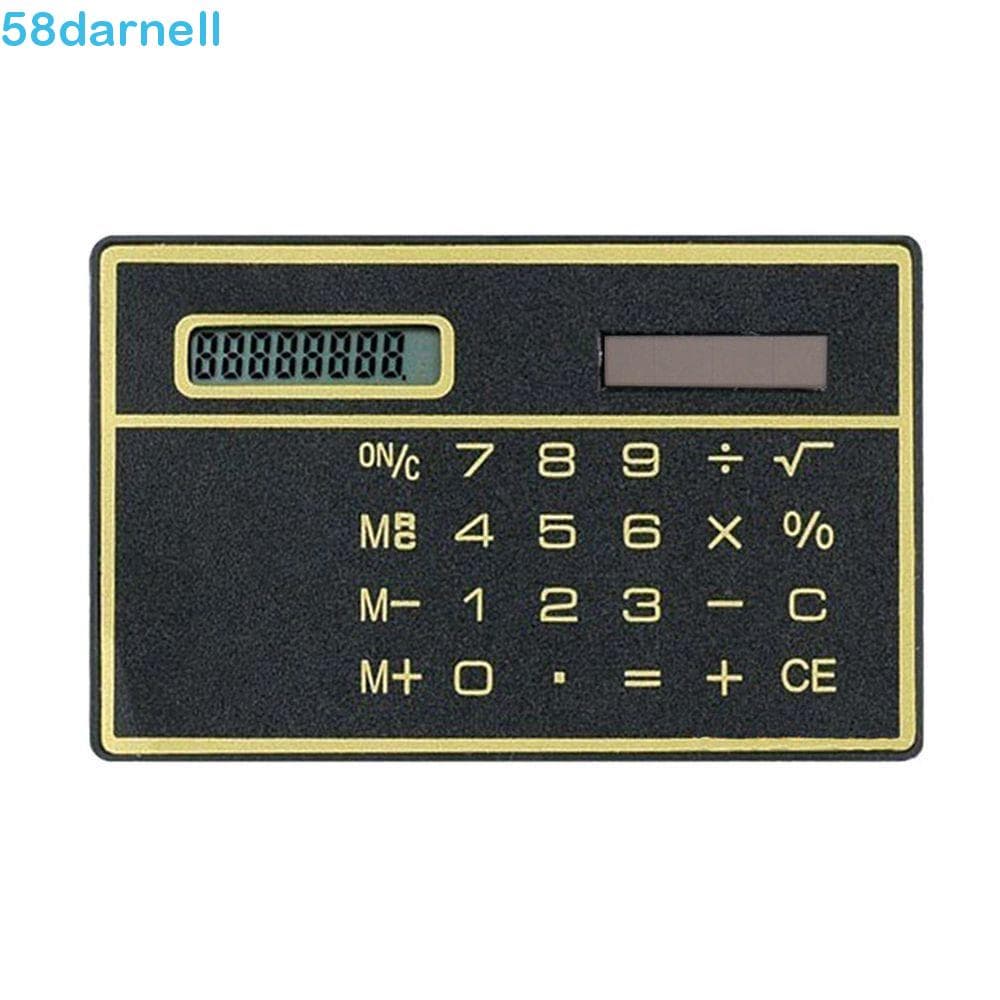 DARNELL Calculadora Movida A Energia Solar Para Crianças , Material De Escritório Viagens , Mini Eletrônica