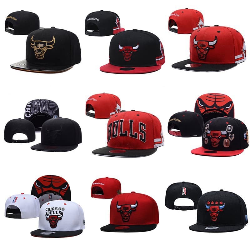 Boné de Basquetebol Masculino de Chicago Bulls Snapback