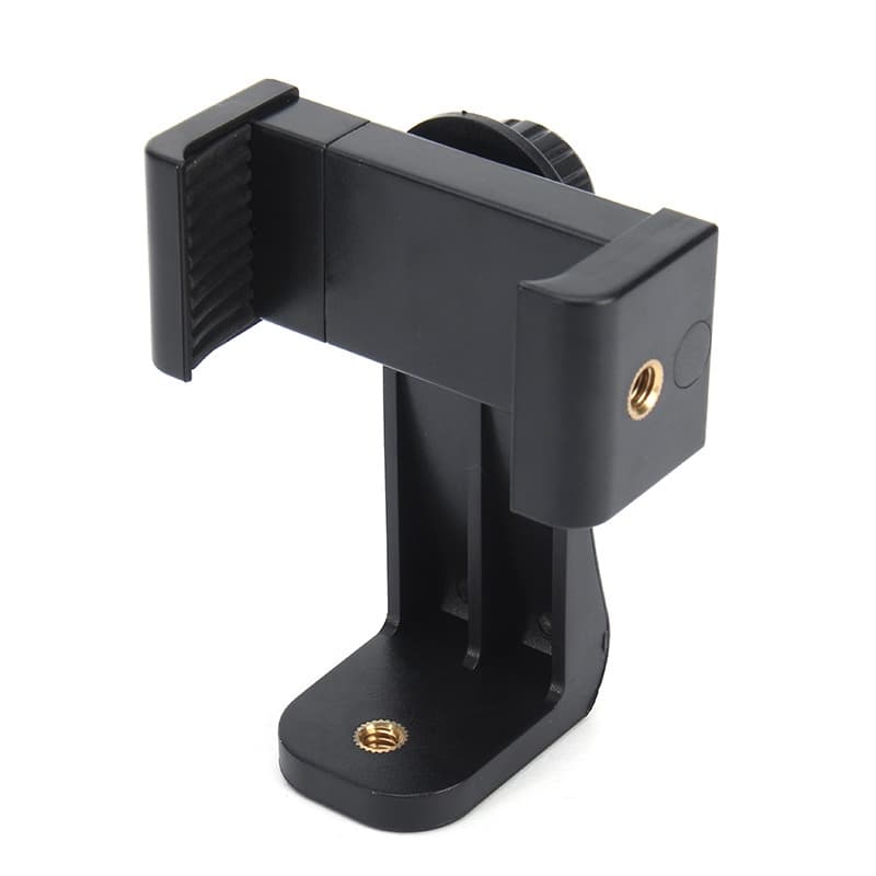 Suporte adaptador giratório para colocar celular no tripé na vertical ou horizontal