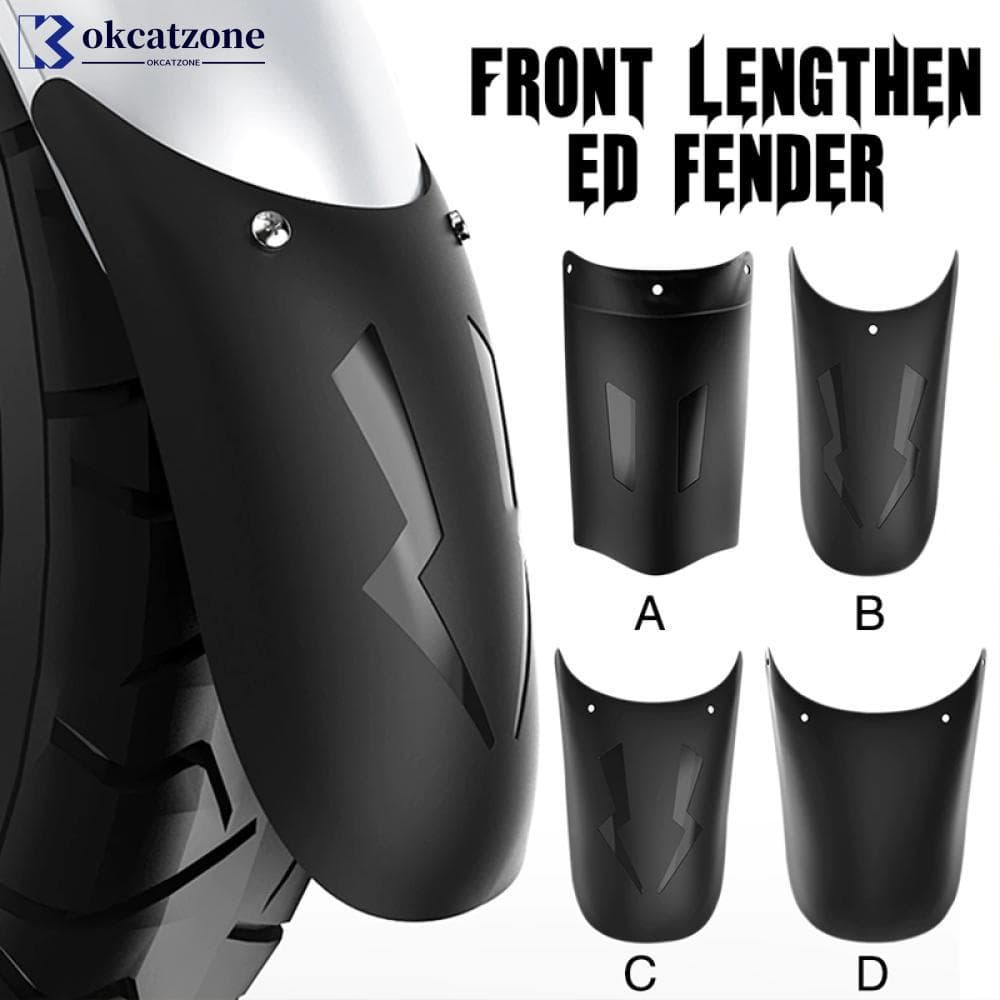 OKCATZONE Universal Motorcycle Extender Lengthen Fender Dianteiro Extensão Do Pára-Lamas Traseiro E Splash Guarda-4 Tamanhos M3P6