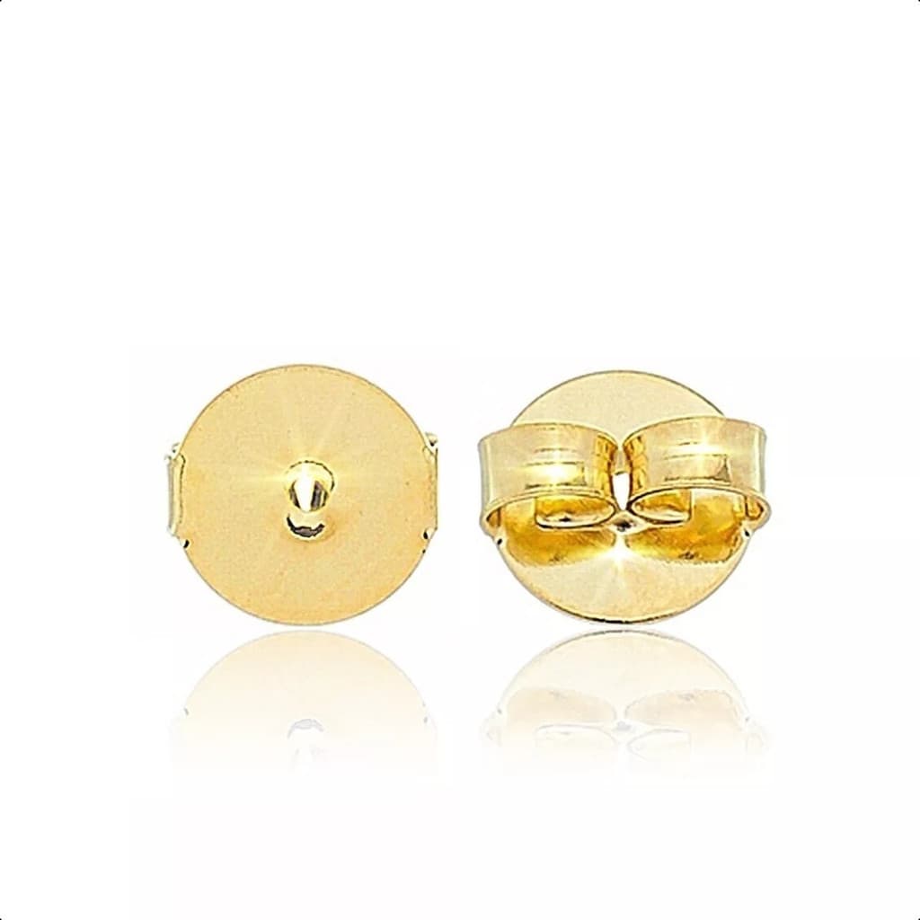 Tarracha Modelo Borboleta Dourada Para Brincos - 100pçs