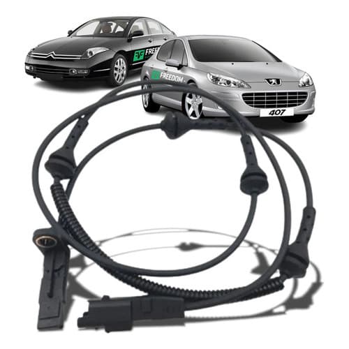 SENSOR DE FREIO ABS PEUGEOT 407 2004 A 2011 C6 2005 A 2010 TRASEIRO LD LE