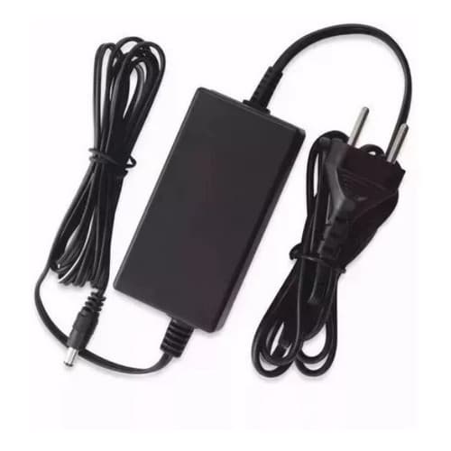 Fonte De Energia 12v 5a Bivolt - Preta 5 Amperes - Plug P4