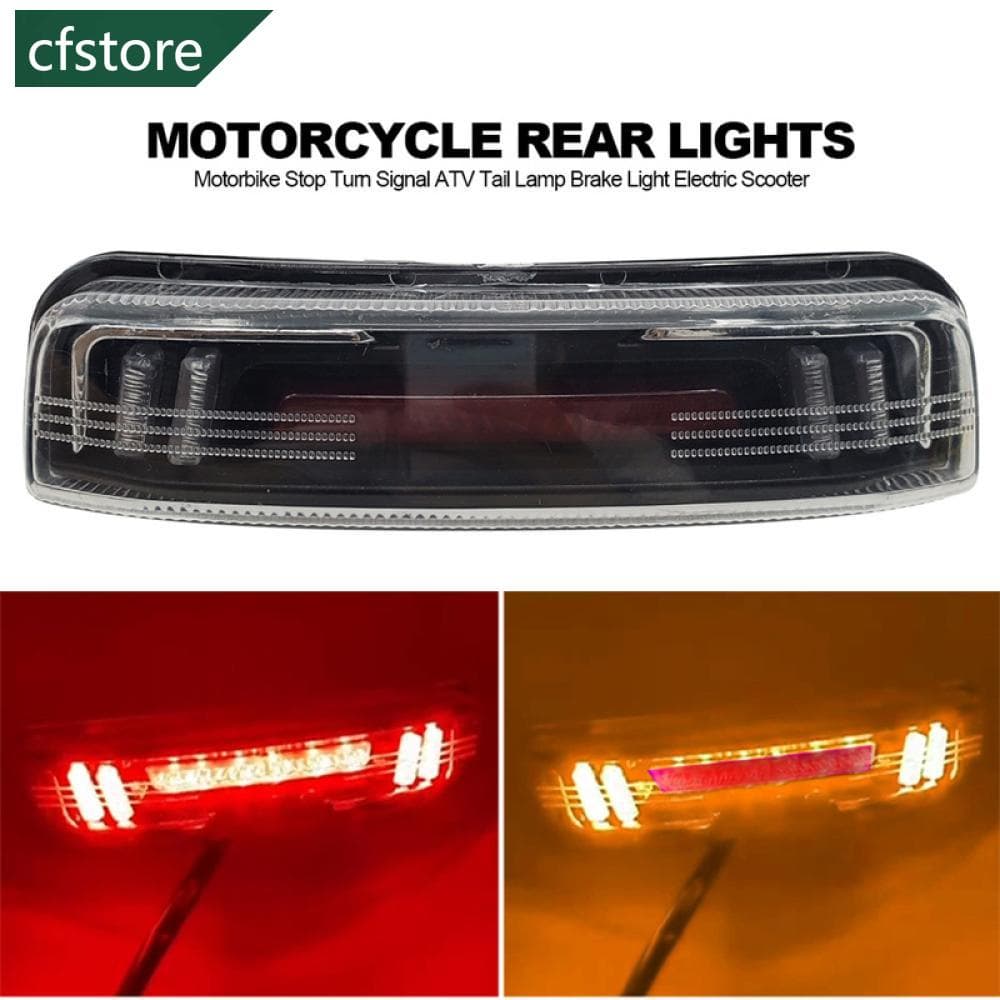 CFSTORE 1PC 12V Luz Traseira De Motocicleta Leds Para Faróis Sinal De Parada De Giro ATV Freio Elétrica Q1S8