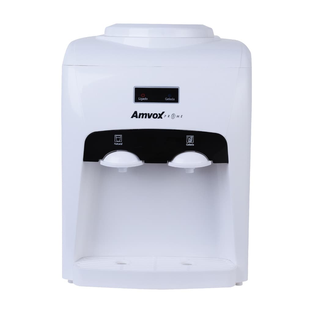 Bebedouro Refrigerado Amvox ABB 240 Branco Para Garrafão Galão 20L Água Gelada Natural Bivolt