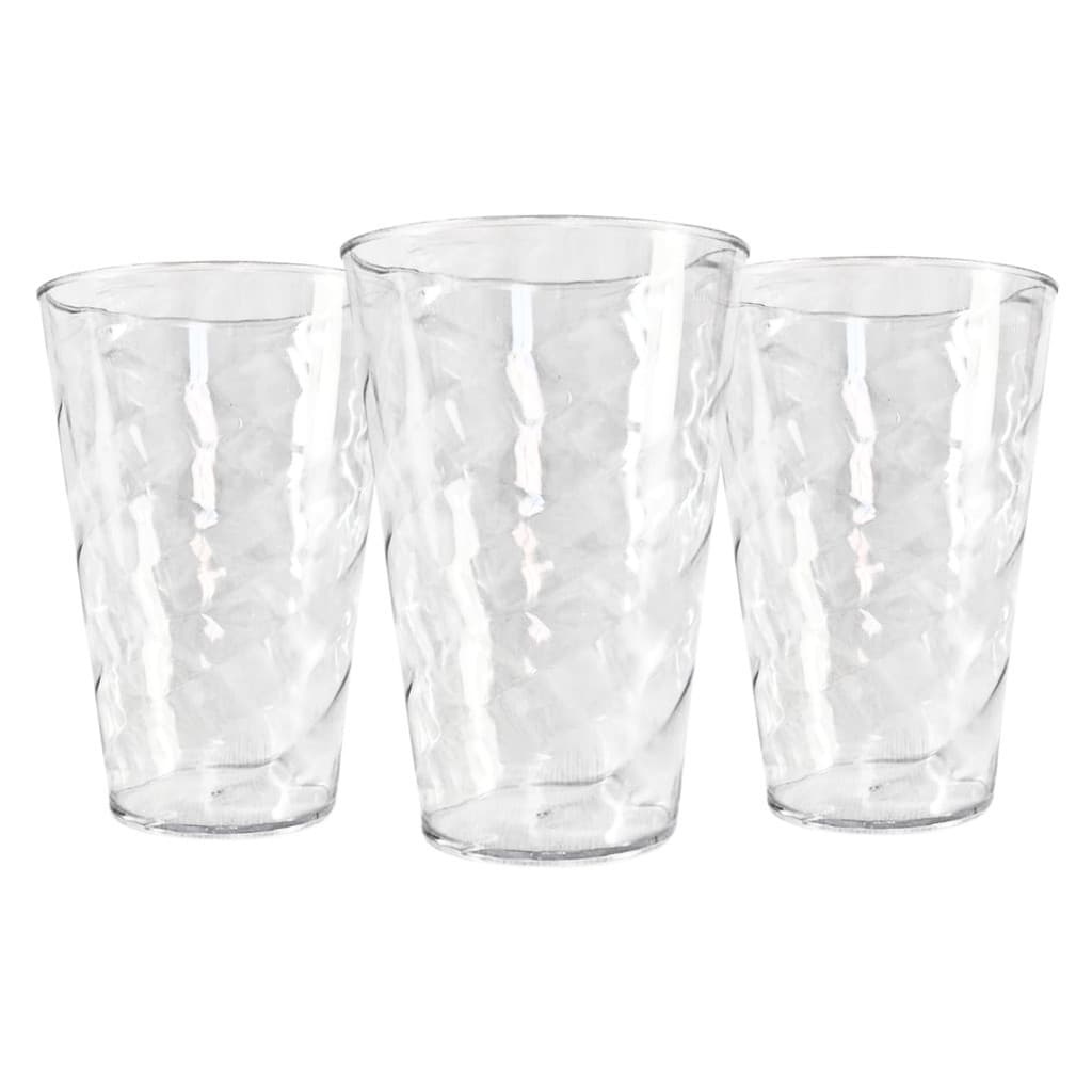 Copos Twister Cristal Acrilico 400ml - 6 Unidades - Festas Drinks