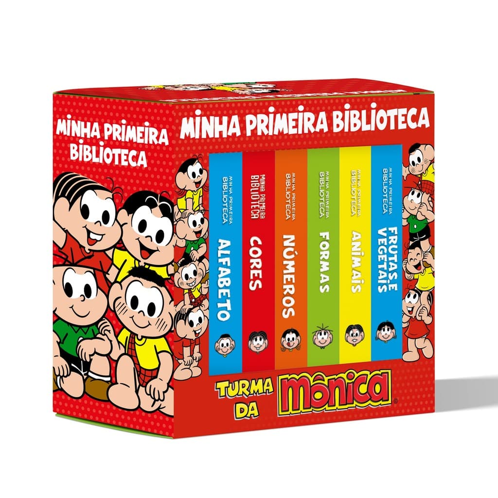 Box - Turma da Mônica Coleção Minha Primeira Biblioteca