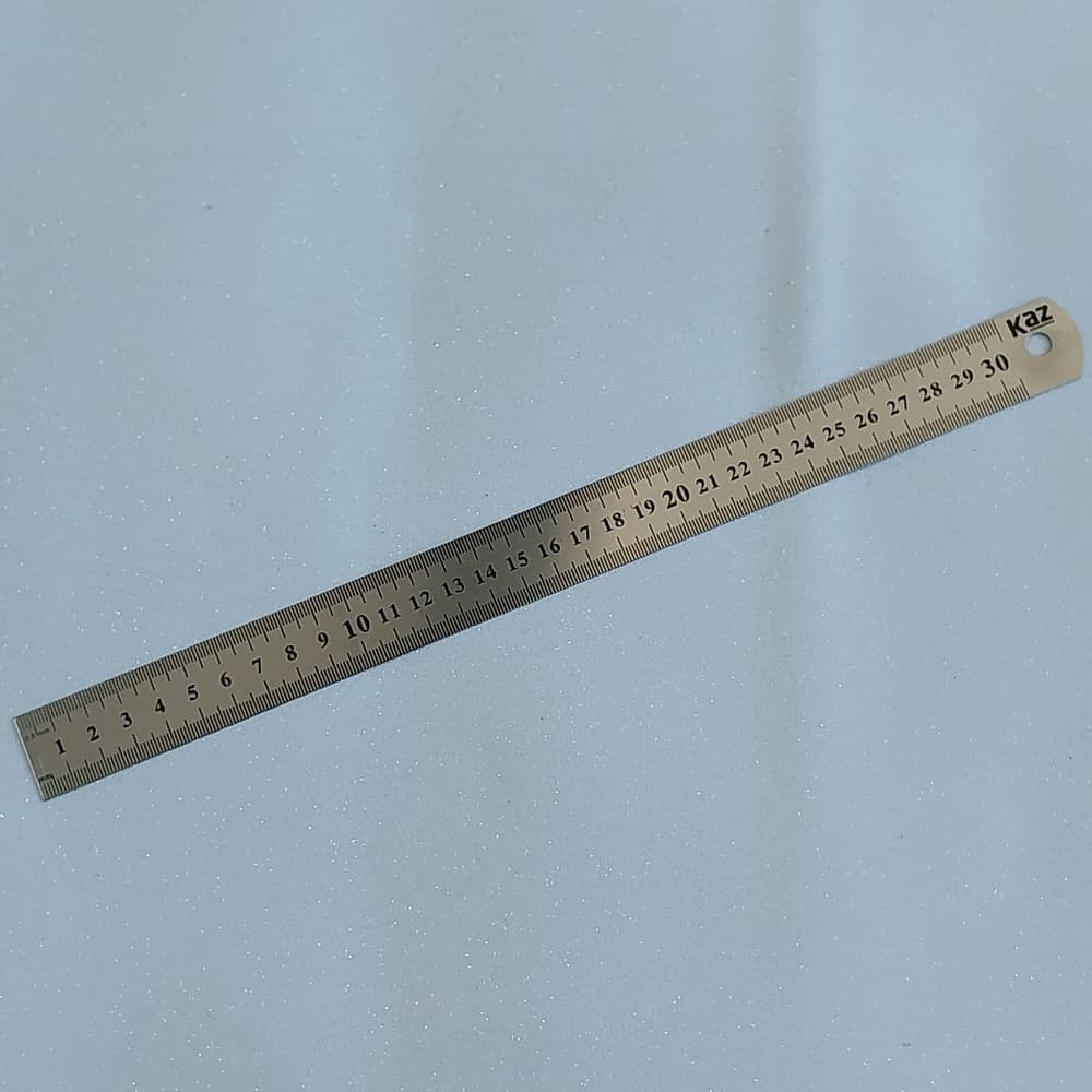 REGUA AÇO INOX 30CM