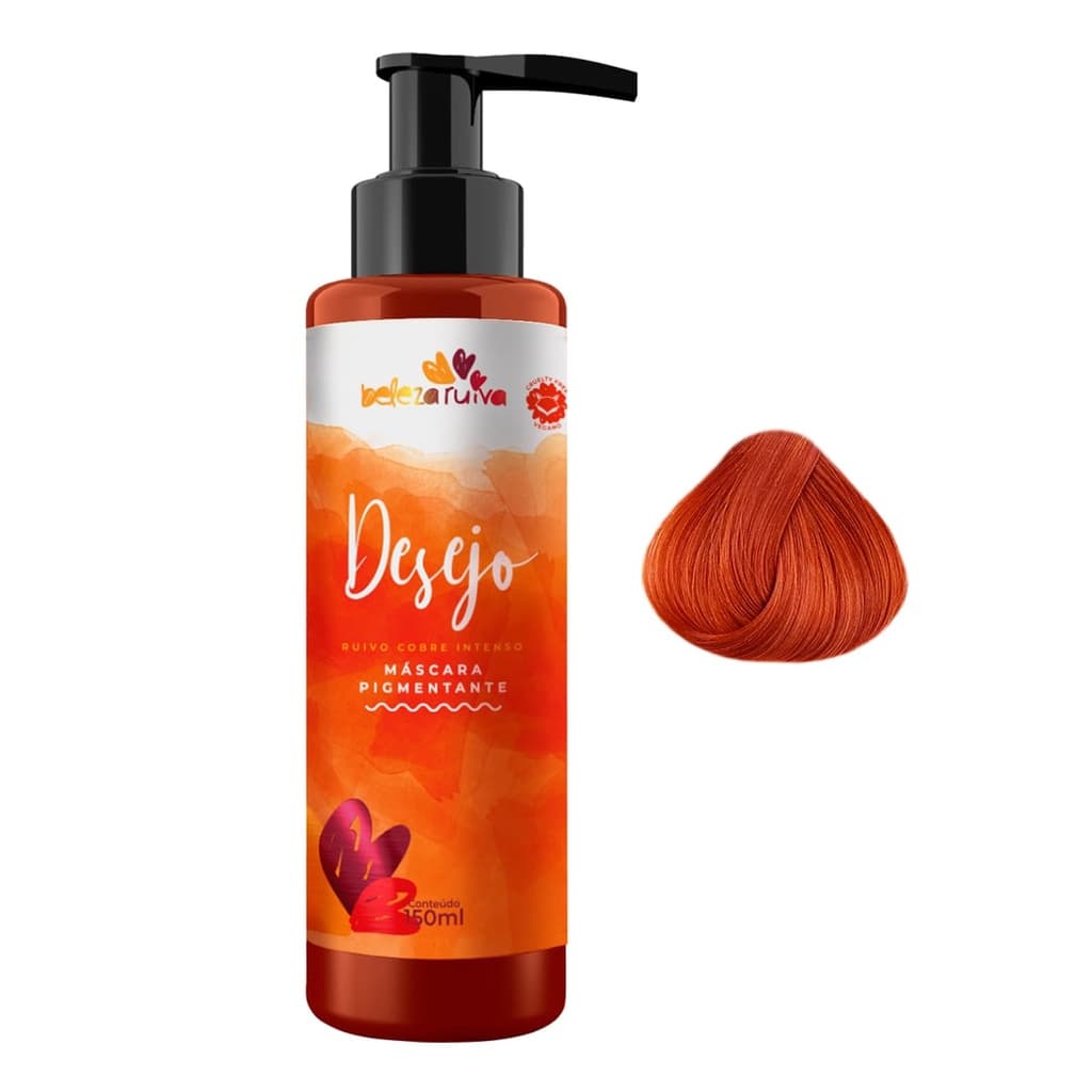 Beleza Ruiva Tonalizante Desejo Ruivo Cobre Intenso - 150ml