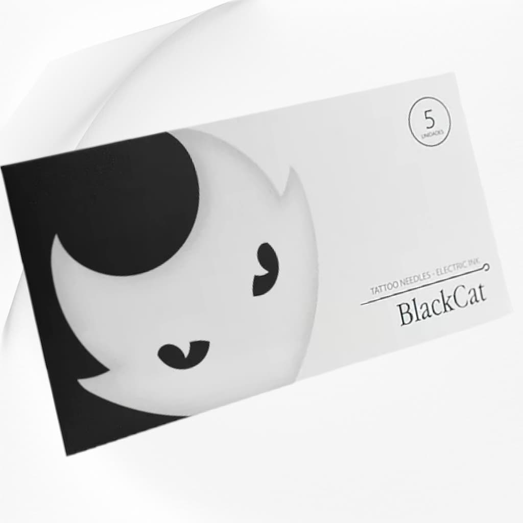 Caixa 5UN Agulhas Black Cat - Electric Ink - Traço E Pintura