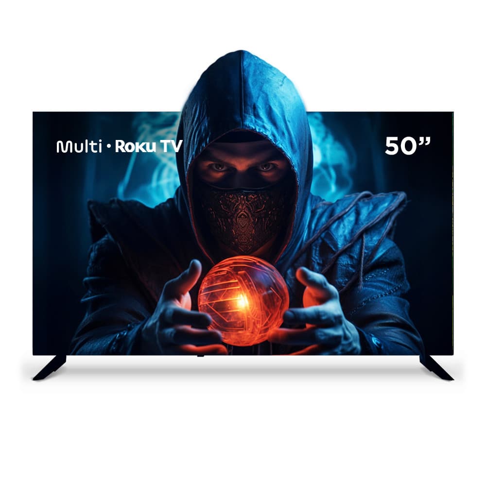 Smart TV DLED 50 4K Multi Roku 4HDMI 2USB Wi-Fi