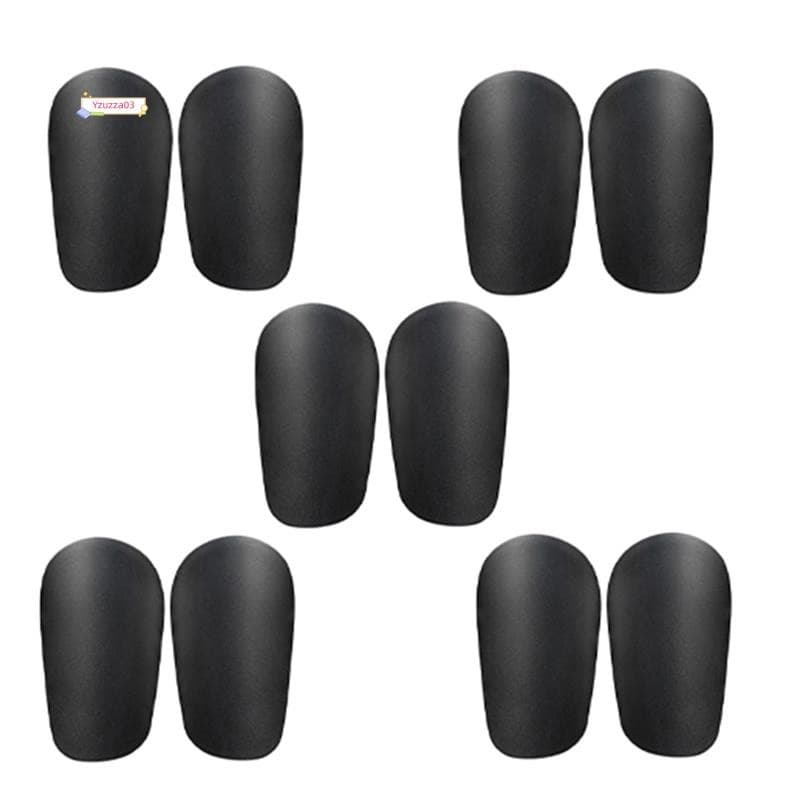5 Caneleiras Pretas Dos Pces , Mini De Futebol Absorventes De Choque Resistentes Ao Desgaste Para O Treinamento