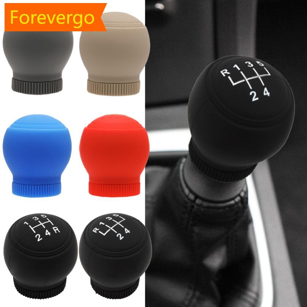 forevergo Universal Round 5/6 Speed Silicone Car Case De Para Carros Colarinhos De Mudança De Marcha Alavanca De Decoração Acessórios MT B7M6