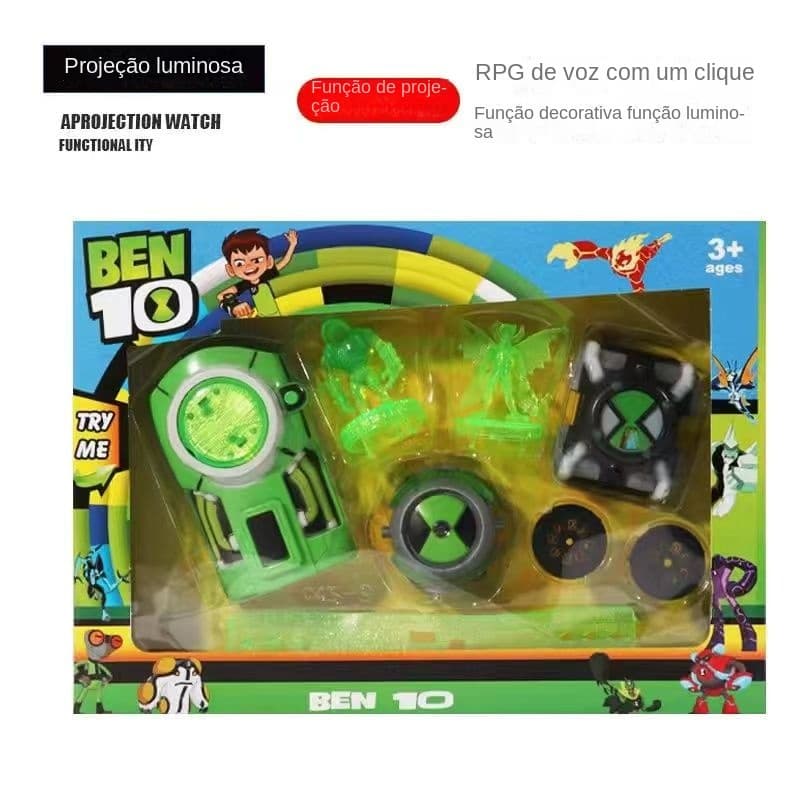 【pronto para enviar】ominitrix Tian Xiaoban ben10 jovem hacker transformado em relógio, brinquedos infantis podem fazer