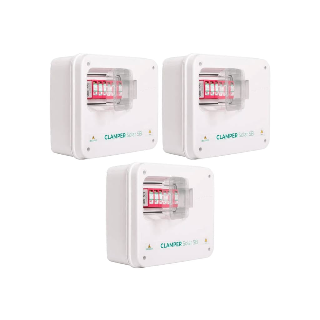 Kit com 3 String Box Solar Clamper 4E/2S 1040V 20A (4D)