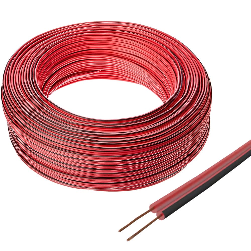 Cabo Fio Rolo Flexivel 0,75 Mm Paralelo Vermelho 100 Metros