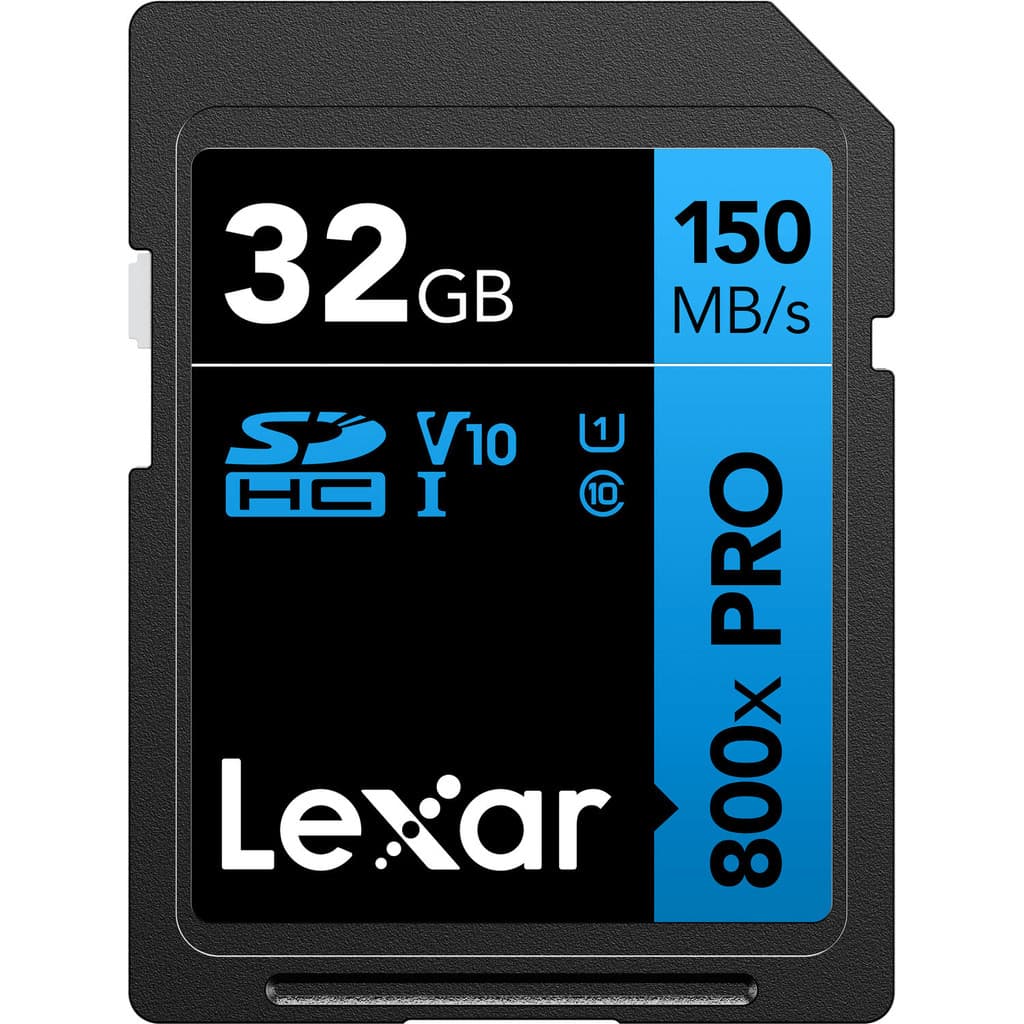 Cartão SDHC 32Gb Lexar Blue 800x Pro 150Mb/s UHS-I / V10 / U1