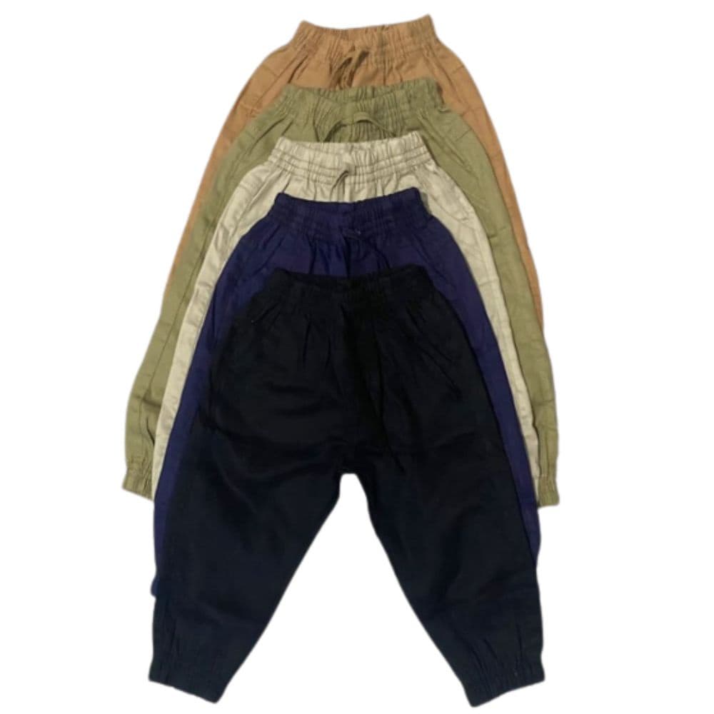 Calça Jogger Infantil Menino color Sarja Brim