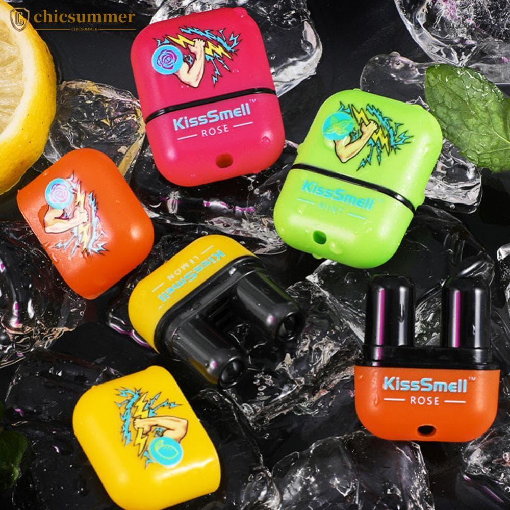 CHICSUMMER Bastão De Energia Potente Nasal Inalador De Sucção Refrescante Portátil Confortável C7V1