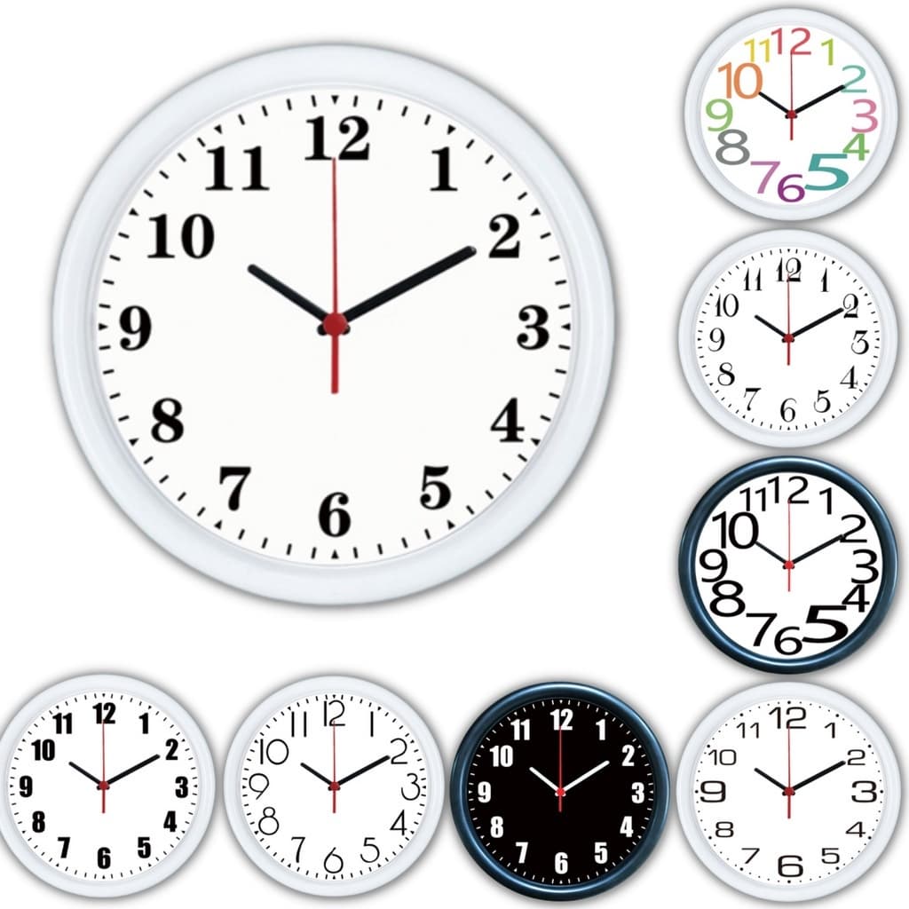 Relógio de Parede ou Mesa 15cm Redondo NÚMEROS Bela Casa Relógios