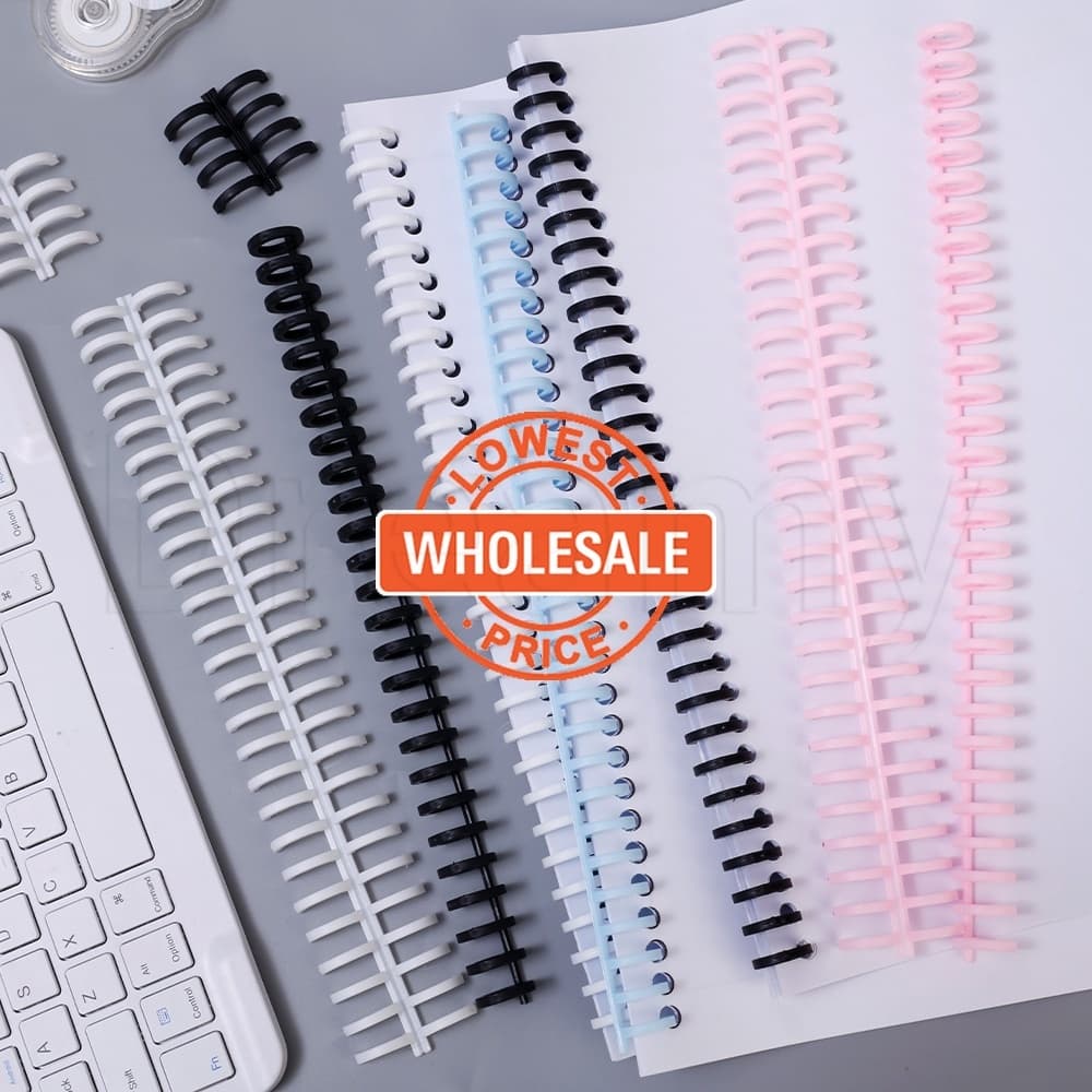 Furo De Encadernação De Folhas Soltas De Plástico Com 30 Furos-Anel-Espiral De Pasta De Álbum-Para DIY-Material De Escri