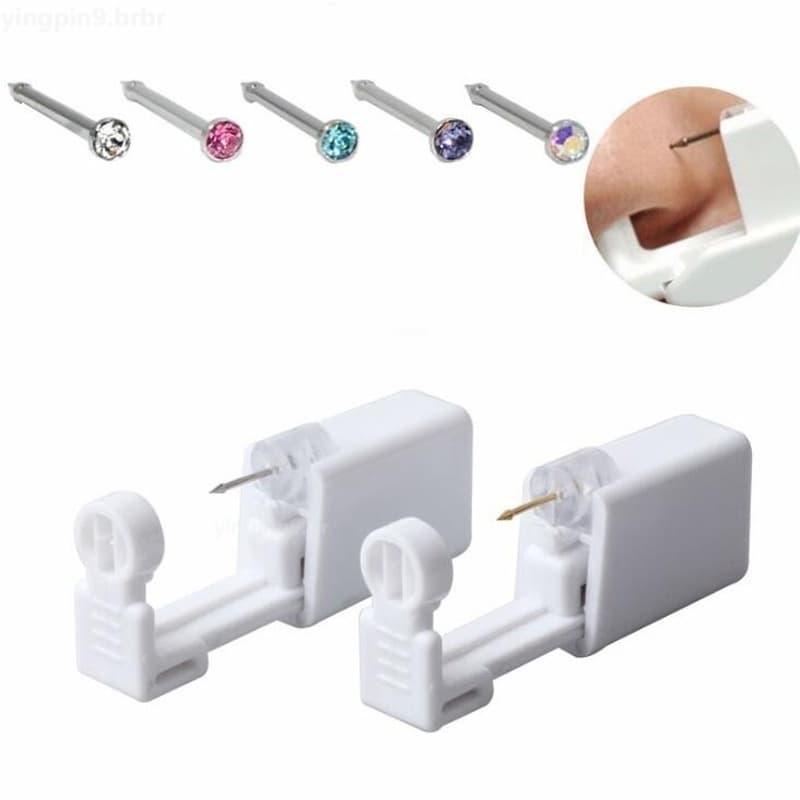 Utensílio De Beleza / Pistola Descartável Para Furo Do Nariz / Furo / Esterilé / Saúde E Segurança