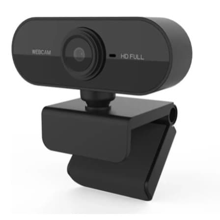 Webcam Microfone Camera Full Hd 1080p 30F Computador Plug e Play Microfone Embutido