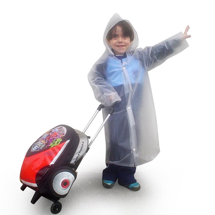 Capa de chuva Infantil Laminada PVC