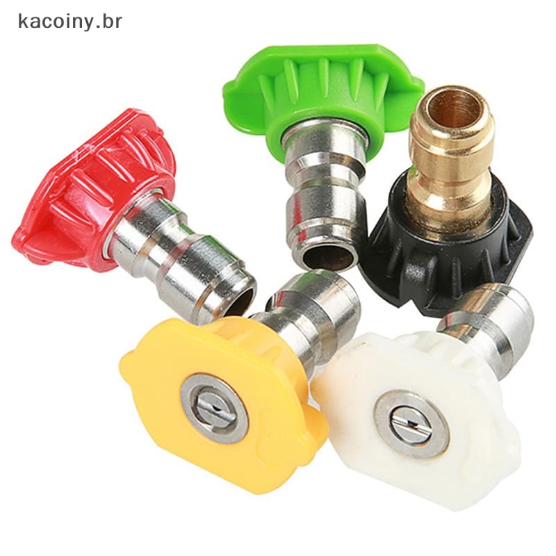 [KCY] 1/4" Quick Connect Rotary Coupler with 5 Spray Nozzles for High Pressure Car Washer NSA