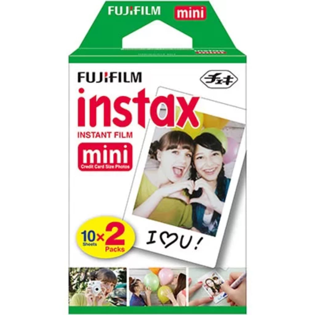 Papel Filme Para Instax Mini 7, 8, 9, 11, 12 - 20 Fotos