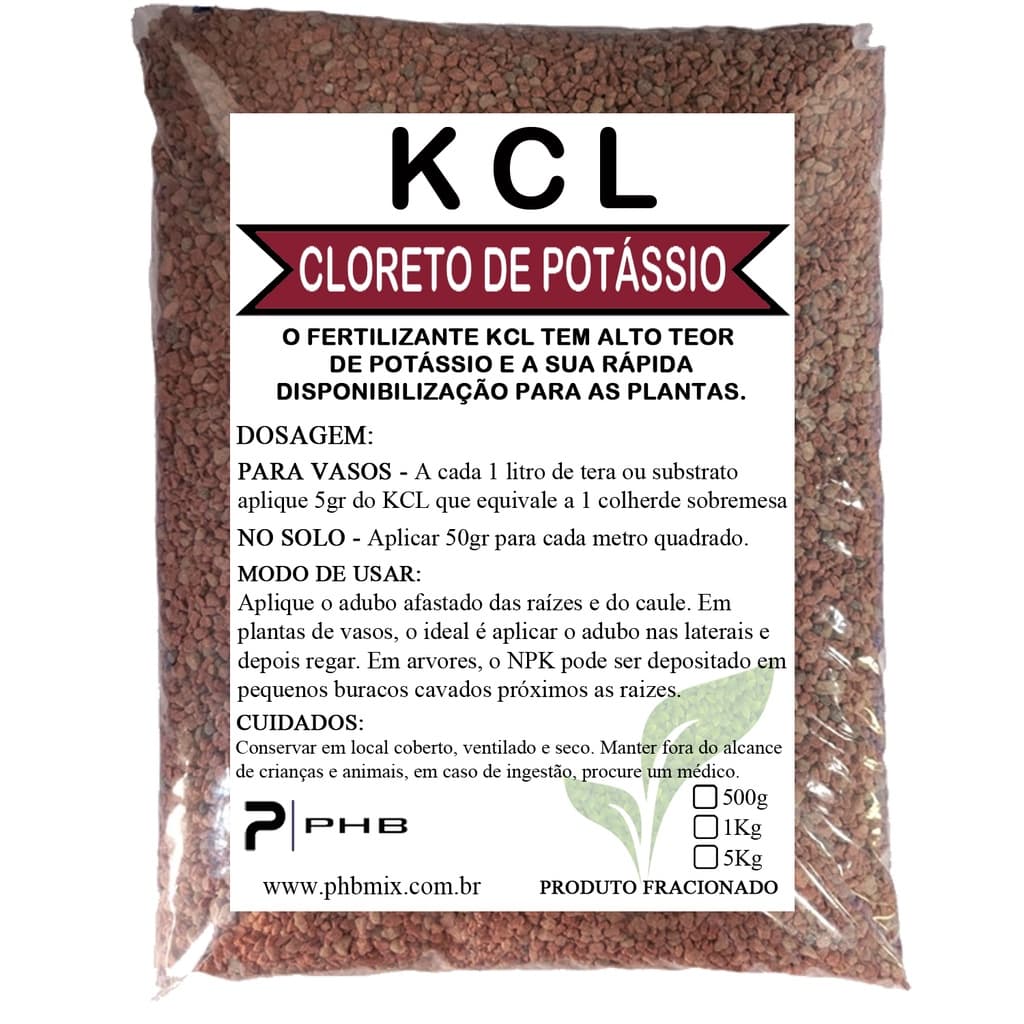 10Kg de Adubo Fertilizante Granulado Potássio