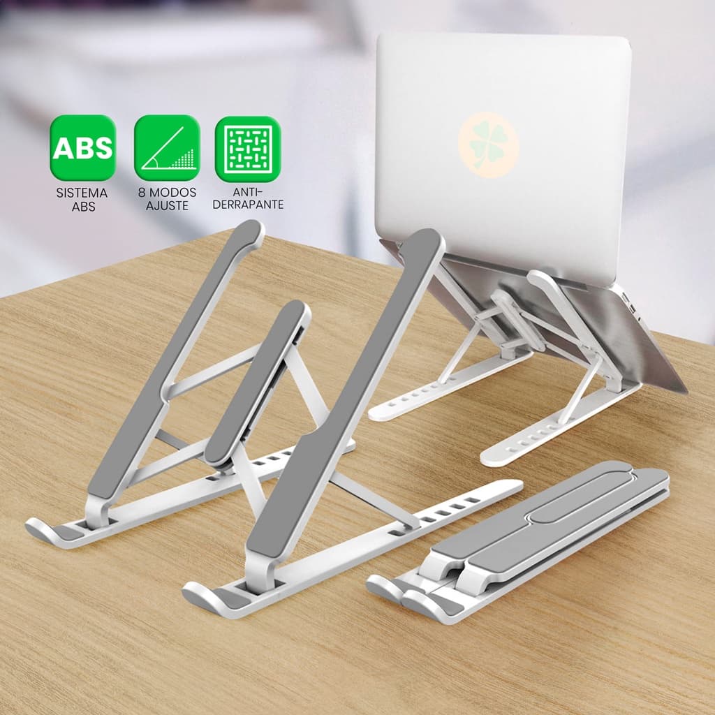 Suporte Base para notebook tablet dobrável plástico  ajustável portátil ergonômico