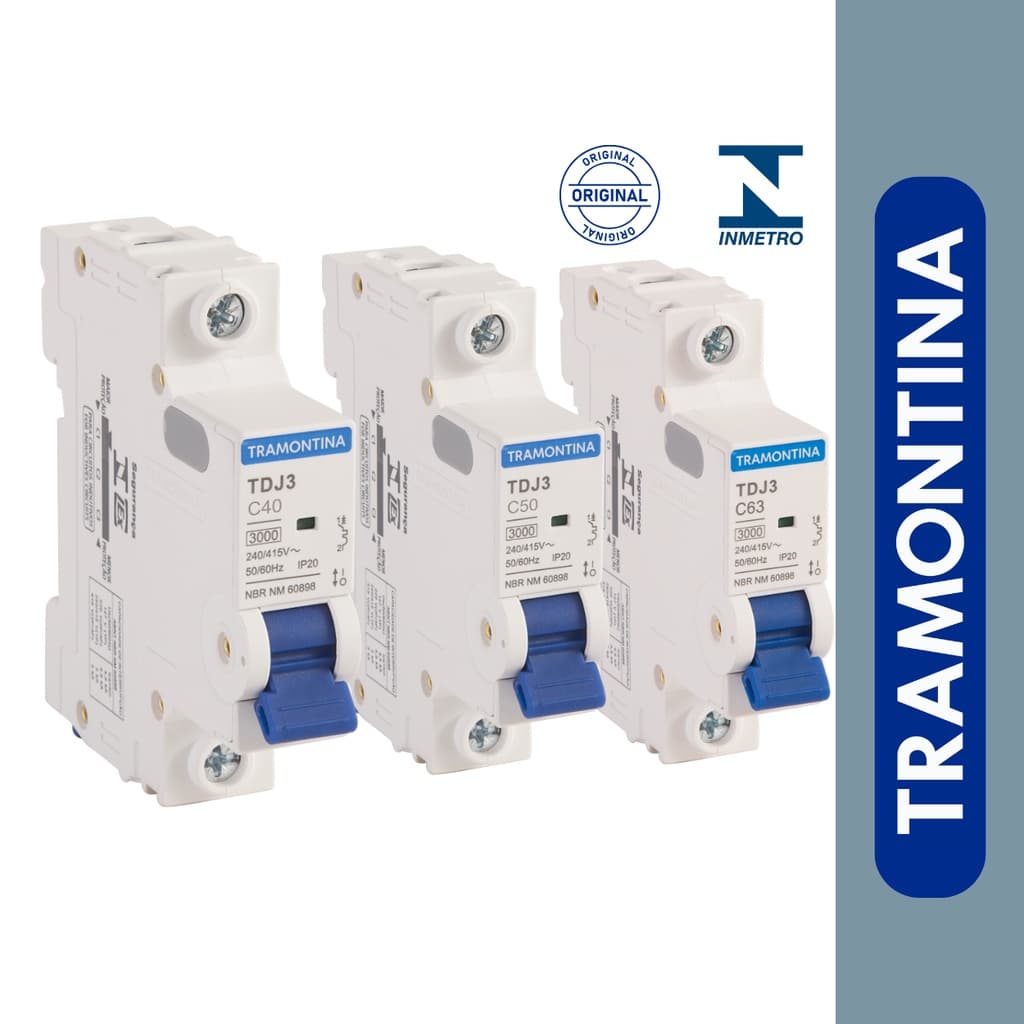 Disjuntor Unipolar Tramontina 10A Até 63A Curva C