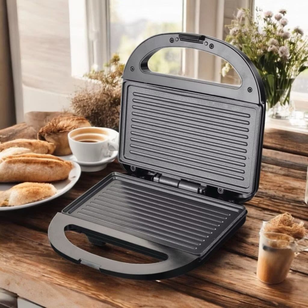 Sanduicheira Grill 2 Em 1 Chapa Misteira Itatiaia 127V Torradeira Preta Ou Inox