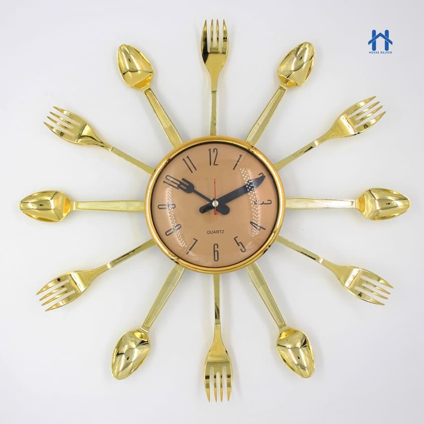 Relógio de Parede 39cm de Vidro para COZINHA 39x3,5x39cm Bela Casa Relógios