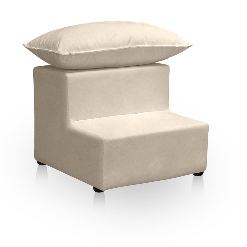 Escada Escadinha 2 Degraus Para Maca Estetica Com Almofada Clinica Suede
